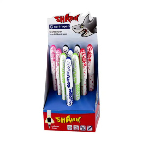Bombičkové pero SHARK CENTROPEN 2166, displej /10 ks