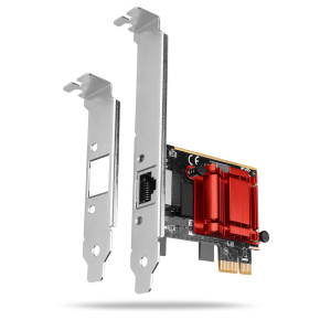 AXAGON PCEE-GIX, PCIe sieťová karta - 1x Gigabit Ethernet port (RJ-45), Intel i210AT, PXE, vr. LP