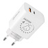 OBAL:ME Cestovná Nabíjačka USB-A + USB-C 25W White