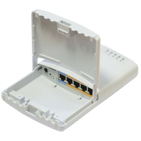 MIKROTIK RouterBOARD PowerBox + L4 (650MHz, 64 MB RAM, 5xLAN switch, outdoor plastic case, zdroj)