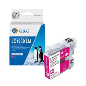 alt. kazeta G&G pre BROTHER LC125XLM DCP-J4110DW / MFC-J4410DW / MFC-J4510DW / MFC-J4610DW / MFC-J4710DW / MFC-J6520DW (M) alt. kazeta G&G pre BROTHER LC125XLM DCP-J4110DW / MFC-J4410DW / MFC-J4510DW / MFC-J4610DW / MFC-J4710DW / MFC-J6520DW (M)
