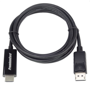 PremiumCord DisplayPort 1.2 to HDMI 2.0 cable for 4Kx2K@60Hz resolution, 2m