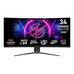 MSI MPG/346CQRF X24/34"/VA/wQHD/240Hz/0,5ms/Čierna/3R