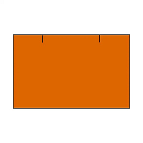 Etikety cenovkové Cont.obdlž. 25x16 oranžové