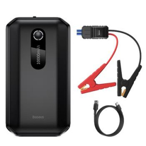Baseus Super Energy Air Car Jump Starter(10000mAh,Peakcurrent 1000A)Black