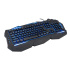 Gaming keyboard C-TECH Scorpia V2 (GKB-119), for gaming, CZ/SK, 7 color backlight, programmable, black, USB