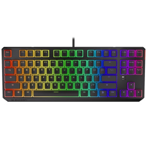 ENDORFY gaming keyboard Thock TKL Pudd.Kailh RD RGB /USB/ red sw. / wired / mechanical / US layout / black RGB