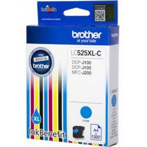 kazeta BROTHER LC-525XL Cyan DCP-J100/J105, MFC-J200 (1300 str.)