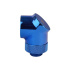 Thermaltake Fitting Pacific G1/4 90 Degree Adapter - Blue / 2 Pack