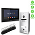 EVOLVEO DoorPhone ID-1, 2-drôtový videotelefón s RFID, odtlačkom prsta a podporou ONVIF kamier