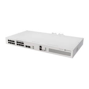 MIKROTIK RouterBOARD Cloud Router Switch CRS418-8P-8G-2S+RM + L5 (2GHz; 1GB RAM; 16x GLAN; 2x SFP+, Dual PSU) rack