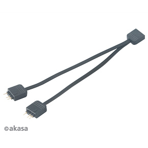 AKASA - aRGB LED splitter, 3-pin 2 ks AKASA - aRGB LED splitter, 3-pin 2 ks