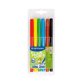 Popisovač COLOUR WORLD CENTROPEN 7550/6 farieb Popisovač COLOUR WORLD CENTROPEN 7550/6 farieb