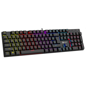 Mechanical gaming keyboard C-TECH Morpheus (GKB-11), casual gaming, CZ/SK, red switches, RGB backlight, USB