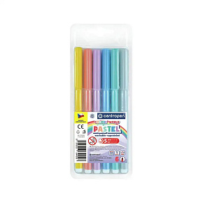 Popisovač CENTROPEN 7550/6 pastelových farieb Popisovač CENTROPEN 7550/6 pastelových farieb