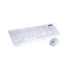 C-TECH WLKMC-01 keyboard, wireless combo set with mouse, white, USB, CZ/SK