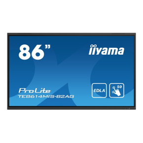 iiyama ProLite TE8614MIS-B2AG - 4K, VA, Android, EDLA, iiWare12E, EShare, 24/7