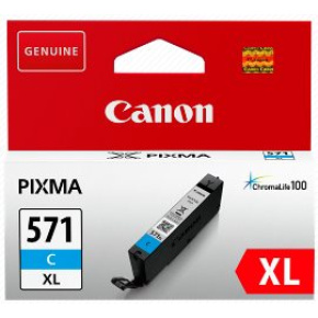 kazeta CANON CLI-571C XL cyan MG 5750/5751/6850/6851/7750/7751 (0332C001)