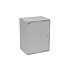 Rozvaděč nástěnný GrandN 16U 450mm, dveře plech, RAL 7035, GrandN-16U-645-21-G