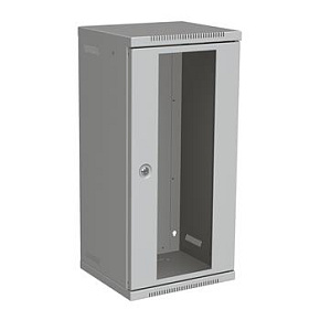 Nástěnný rozvaděč 10" 12U RAL 7035 skleněné dveře LC-10-12-11-G