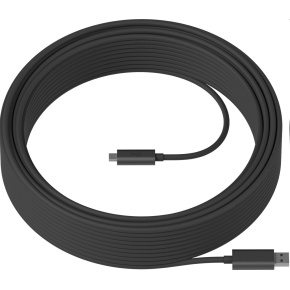 Logitech STRONG - USB cable, 10 m, USB-A to USB-C