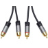 PremiumCord HQ shielde cable 2x CINCH-2x CINCH M/M 1,5m