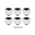 Thermaltake Fitting Pacific C-Pro G1/4 PETG 16mm OD 6 Pack  - White