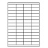 Etikety PRINT 52,5 x 21,2 biele