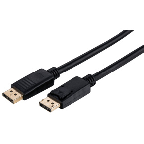 Kábel C-TECH DisplayPort 1.4, 8k@60Hz, M/M, 1m