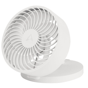 Arctic Summair Plus White Foldable Table Fan with Integrated Battery