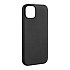 FIXED MagLeather kožený kryt iPhone 14, čierny