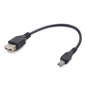 USB OTG AF to Micro BM cable, 0.15 m