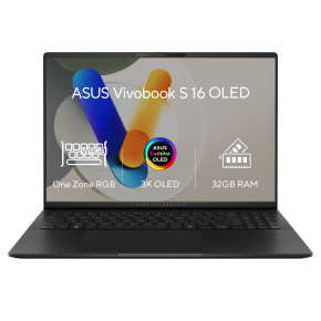 ASUS Vivobook S 16/U7-255H/32GB/1TB SSD/Intel Arc/16" OLED/Win11H/Black