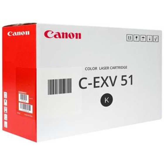 toner CANON C-EXV51BK black iRAC5535/AC5540/AC5550/AC5560 (69000 str.)