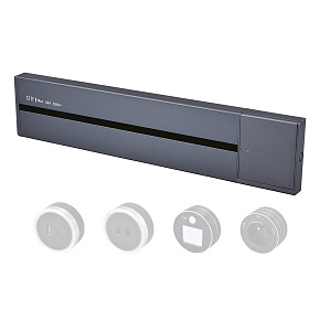 Zásuvková lišta - povrchová Viking LP60G/230V,50Hz/60cm dĺžka/sivá/až 7 modulov/IP20/hliník/povrchová