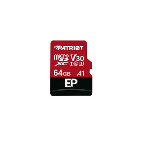Patriot V30 A1/micro SDXC/64 GB/UHS-I U3 / Class 10/+ Adaptér