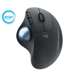 Logitech M575 ERGO - trackball mouse - graphite