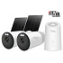 iGET HGWNK108402S - kamerový batériový 2K Wi-Fi set, 10CH NVR + 2x kamera so solár. panelom, 9000mAh
