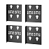 Easy Rack PDU mounting bracket,double width, 2pair