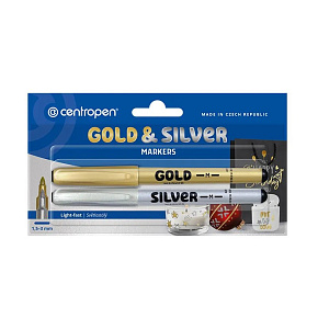 Univerzálny značkovač CENTROPEN 2690/2 GOLD+SILVER Univerzálny značkovač CENTROPEN 2690/2 GOLD+SILVER
