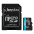 Kingston 512GB microSDXC Canvas Go Plus Gen4 200MB/s A2 U3 V30 + adaptér