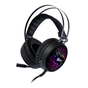 Gaming headphones C-TECH Astro (GHS-16), casual gaming, LED, 7-color backlight