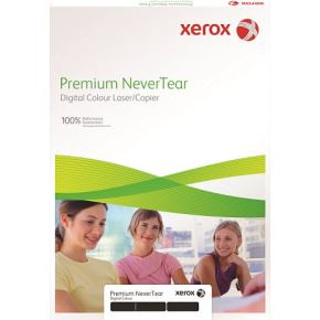XEROX biela matná polyesterová fólia NeverTear obojstranná laser A4/160g/120µm (100 ks)