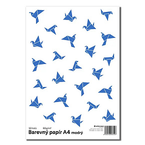 Farebný papier Color A4-80g - modrá