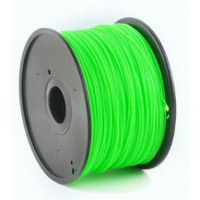 PLA plastic filament for 3D printers, 1.75 mm diameter, green