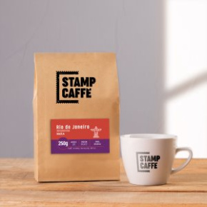 Káva Stamp Caffé - Rio de Janeiro; Odrodová káva - Brazília zrnková 250g