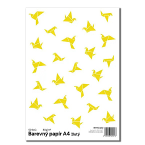 Farebný papier Color A4-80g - žltá