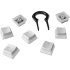 HP HyperX Pudding Keycaps US white
