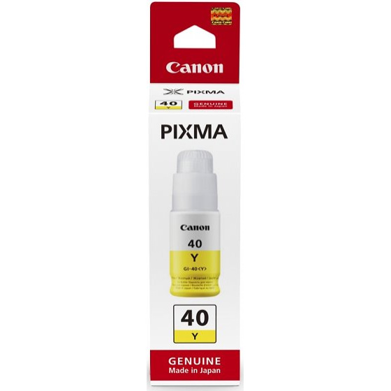 atramentová náplň CANON GI-40Y yellow PIXMA G5040/G6040 (3402C001)