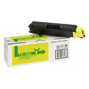 toner KYOCERA TK-580Y Yellow FS-C 5150DN, Ecosys P6021cdn (2800 str.) (1T02KTANL0)